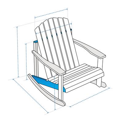 Custom Adirondack Chair Covers - Design 4