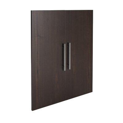 ClosetMaid SuiteSymphony 24.65" W Modern Door Pair in Brown | 30.12 H x 24.65 W x 0.63 D in | Wayfair 6677