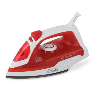 Commercial Care 1200 W Iron w/ Burst of Steam Technology Plastic in White | 4.1 H x 10 W x 4 D in | Wayfair CCSI100