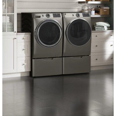 GE Appliances Smart 4.8 Cu. Ft. Energy Star Front Load Washer w/ Steam Wash in Gray, Size 39.75 H x 28.0 W x 32.0 D in | Wayfair GFW650SPNSN