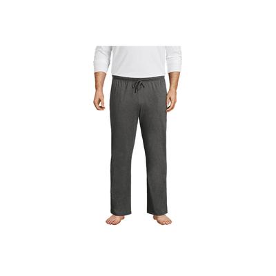 Men's Big and Tall Knit Jersey Sleep Pants - Lands' End - Gray - 4XLT