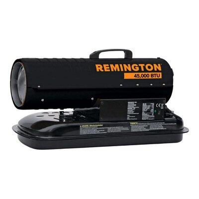 Remington Kerosene Forced Air Utility Heater in Black, Size 32.0 H x 16.5 W x 13.5 D in | Wayfair REM-45-KFA-B