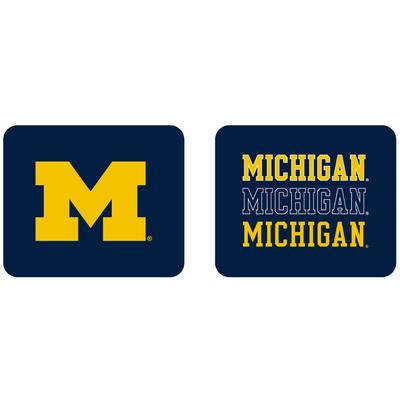 Michigan Wolverines Classic Mousepad 2-Pack