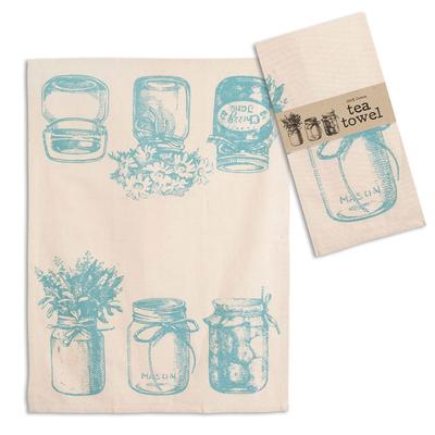 Canning Jars Tea Towel - Box of 4 - CTW Home Collection 780013