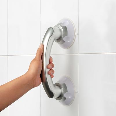 Twist Lock Suction Grip by North American Health+Wellness in Chrome