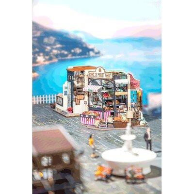 Flash Popup DIY 3D House Puzzle - Carl's Fruit Shop 206pcs, Size 9.0 H in | Wayfair DG142