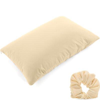 Wade Logan® Alexix Ultra Silk Like Beauty Pillow Cover - Blend Of 85% Nylon & 15% Spandex Means This Cover Is Designed To Keep Hair Tangle Free | Wayfair