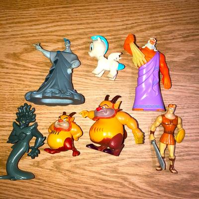 Disney Toys | Disney Hercules Action Figure Toy Set Vtg Vintage | Color: Blue/White | Size: Osb