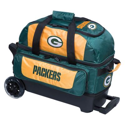 Green Bay Packers Two-Ball Roller Bowling Bag