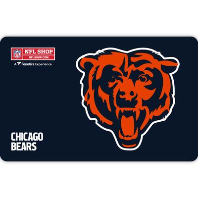 Chicago Bears NFL Shop eGift Card ($10 - $500)