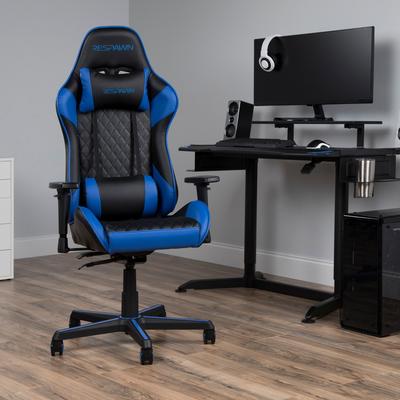 RESPAWN 100 Racing Style Gaming Chair in Blue - OFM RSP-100-BLU