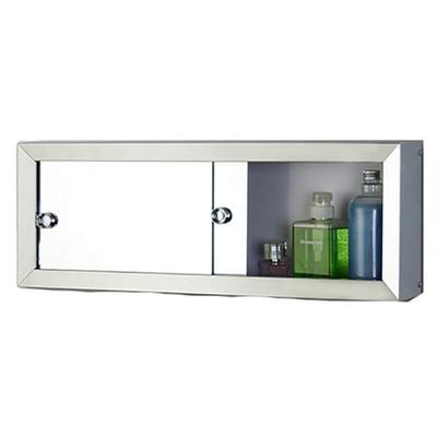 KETCHAM 3008M 30" x 8" Surface Mounted Stainless Steel Framed Cosmetic Box