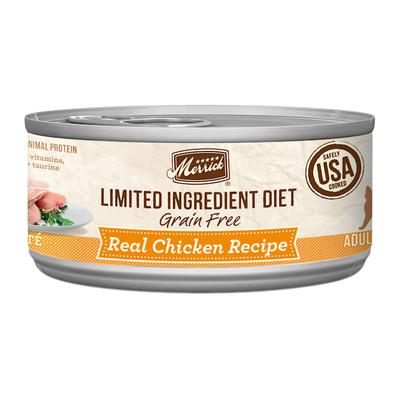 Limited Ingredient Diet Grain Free Chicken Canned Cat Food, 2.75 oz.