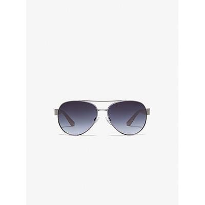 Michael Kors Blair I Sunglasses Silver One Size