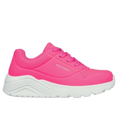 Skechers Girl's Uno Lite - In My Zone Sneakers, Hot Pink, Size 3.5