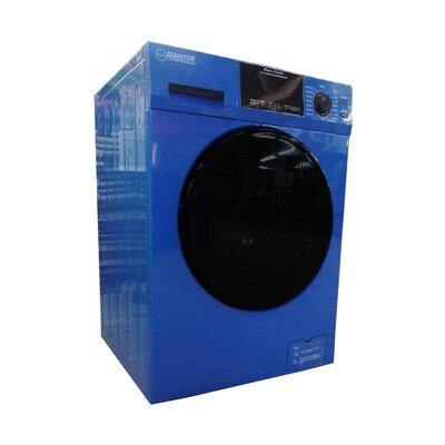 Equator All-in-One Convertible Washer-Dryer 18lb/1.9cf Sanitize Allergen Cycle 1400rpm in Blue | 33.5 H x 23.5 W x 24.8 D in | Wayfair