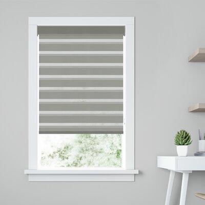 LEVOLOR Custom Brilliance Cordloop Banded Roller Shade Synthetic Fabrics in White | 36 H x 18.75 W x 3 D in | Wayfair