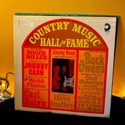 Columbia Other | Country Music Hall Of Fame Original Vinyl | Color: Orange/White | Size: Os