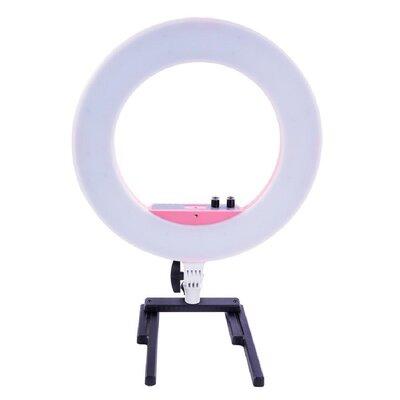 IMPRESSIONS VANITY · COMPANY Folding Tabletop Ring Light Travel Stand Plastic | 2.5 H x 1.75 W x 11 D in | Wayfair IVLR-RINGACC002-STDTBL