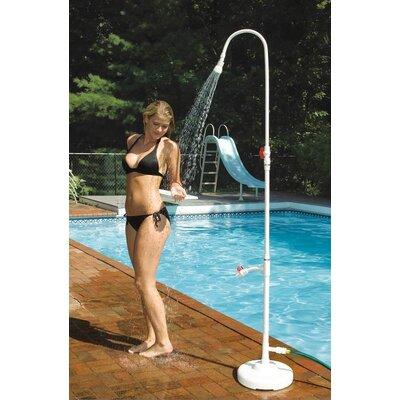 Swimline Hydrotools 89031 Swimming Pool Spa Poolside PVC Hose Hookup Shower Ball Valve Plastic, Size 34.0 H x 14.0 W x 5.0 D in | Wayfair 89031-WMT