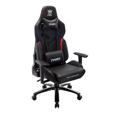 COLAMY Big & Tall Gaming Chair - PC Racing Computer Chair w/ Adjustable 3D Armrest Headrest Lumbar Support Foam Padding in Red/Black | Wayfair