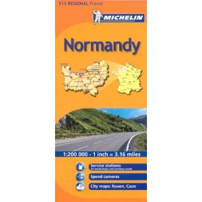 Michelin Map France: Normandy 513 (Maps/Regional (Michelin))