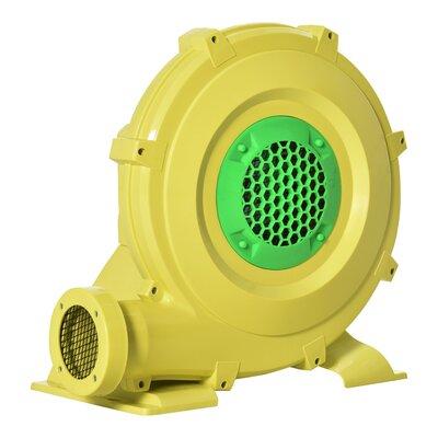Outsunny Electric Air Blower 750-Watt 1.0 HP Fan Blower Compact & Energy Efficient Pump Indoor Outdoor For Inflatable Bounce House in Yellow Wayfair