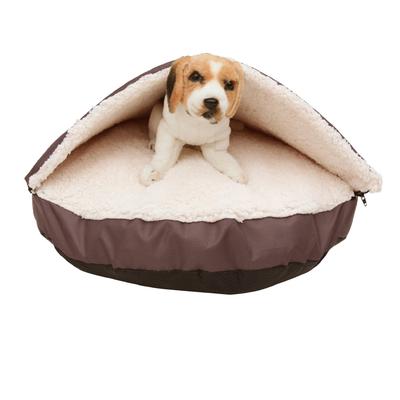 Happycare Tex Durable Oxford to Sherpa Pet Cave and Round Pet Bed, 25
