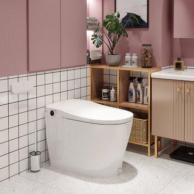 HOROW Verdant Luxury Smart Bidet Toilet, w/ Auto Open/Close Lid, Auto Powerful Flush, Heated Seat in Gray/White | Wayfair HR-T05S