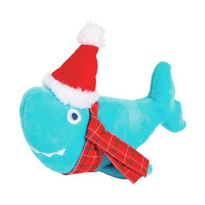 The Holiday Aisle® Santa Shark Plush Toys, Glass | 2.8 H x 9.5 W x 15 D in | Wayfair FA48439D6FC34B71B9902A84CB964FD3