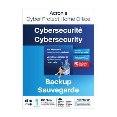 Acronis Cyber Protect Home Office Advanced Edition (1 Windows or Mac License, 1-Yea HOAASHLOS