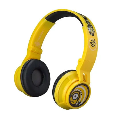 KIDdesigns Minions 2 Bluetooth Headphones, Yellow