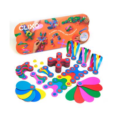Clixo Multi - Super Rainbow Pack Magnetic Building Set