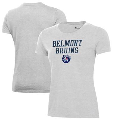 Women's Under Armour Gray Belmont Bruins Performance T-Shirt