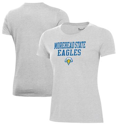 Women's Under Armour Gray Morehead State Eagles Performance T-Shirt