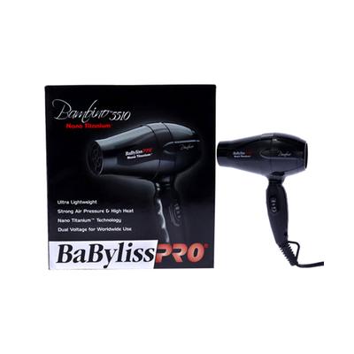 BaByliss PRO Shampoo Hair - Black Nano Titanium Bambino Compact Dryer
