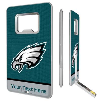 Philadelphia Eagles Personalized Credit Card USB Drive & Bottle Opener