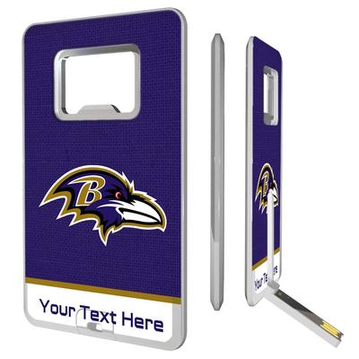 Baltimore Ravens Personalized Credit Card USB Drive & Bottle Opener