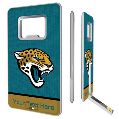 Jacksonville Jaguars Personalized Credit Card USB Drive & Bottle Opener