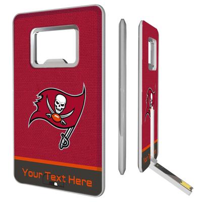 Tampa Bay Buccaneers Personalized Credit Card USB Drive & Bottle Opener