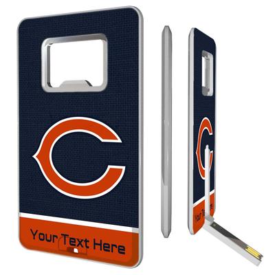 Chicago Bears Personalized Credit Card USB Drive & Bottle Opener