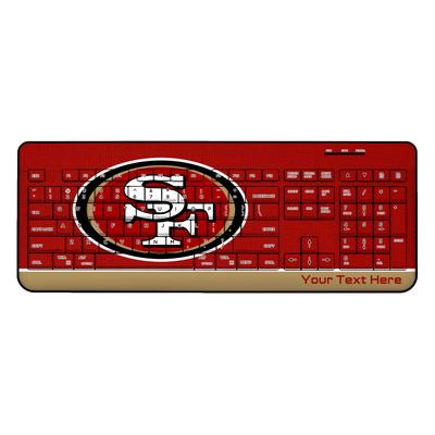 San Francisco 49ers Personalized Wireless Keyboard