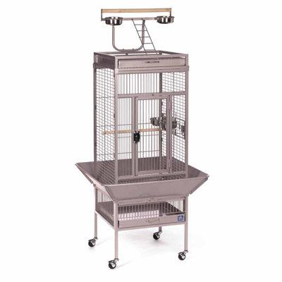 Tucker Murphy Pet™ Chansler Playtop Bird Cage Blush Steel in Brown/Gray | 57 H x 18 W x 18 D in | Wayfair 62248FACE67342B5810ACA6CE11BC134