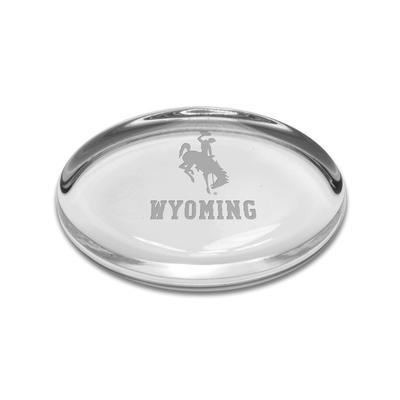 Wyoming Cowboys Oval Paperweight