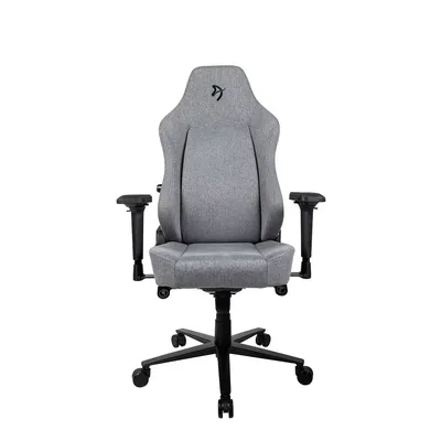 Primo Woven Gaming Chair - Grey/Black Logo