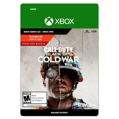 Call of Duty: Black Ops Cold War Cross-Gen Bundle (Xbox Series X/Xbox One) - Digital Code (Email Delivery)