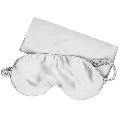 Satin Beauty Pillowcase and Eye Mask Set, Queen - Ivory