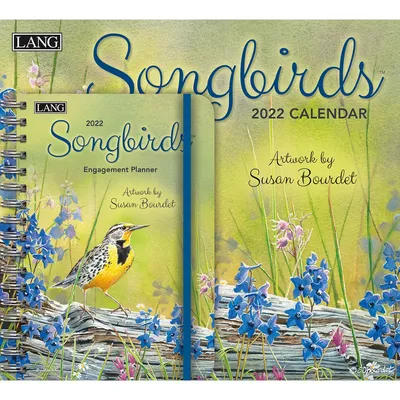 Songbirds Wall Calendar & Engagement Planner Bundle