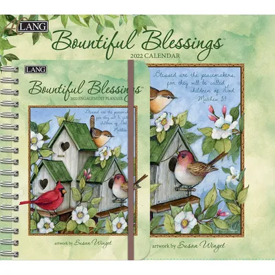 Bountiful Blessings Wall Calendar & Engagement Planner Bundle