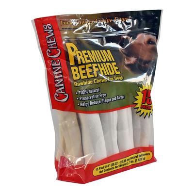 Canine Chews Premium All-Natural Beef Hide Canine Retrievers - 15 pk. - 3.7 lb.